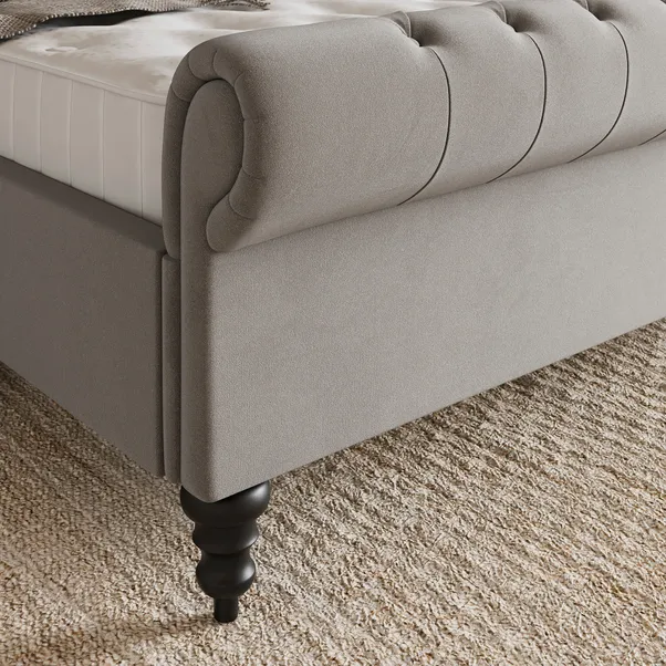 regent deep tufted sleigh bed regent deep tufted sleigh bed