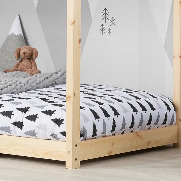 forest natural house bed forest natural house bed