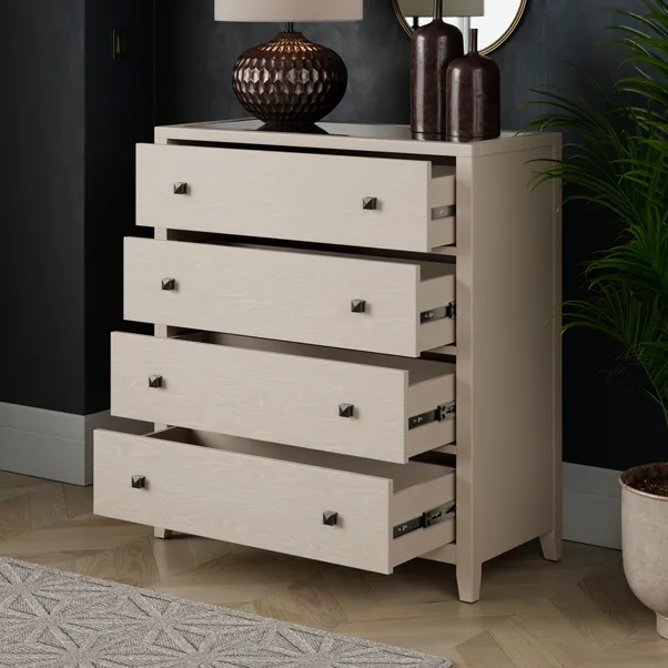 rukn malone 4 drawer chest of drawers, warm grey rukn malone 4 drawer chest of drawers, warm grey