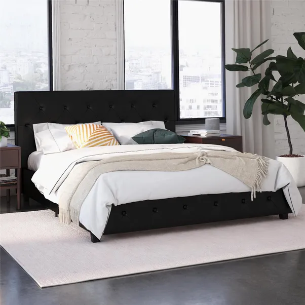 doric diamond tufted platform bed doric diamond tufted platform bed