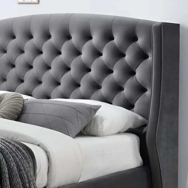 windsor grand wingback bed windsor grand wingback bed