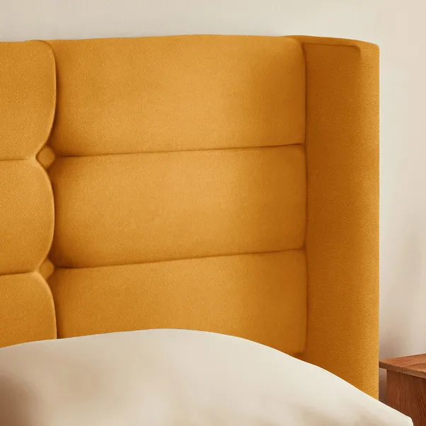 aura squared back velvet bed aura squared back velvet bed