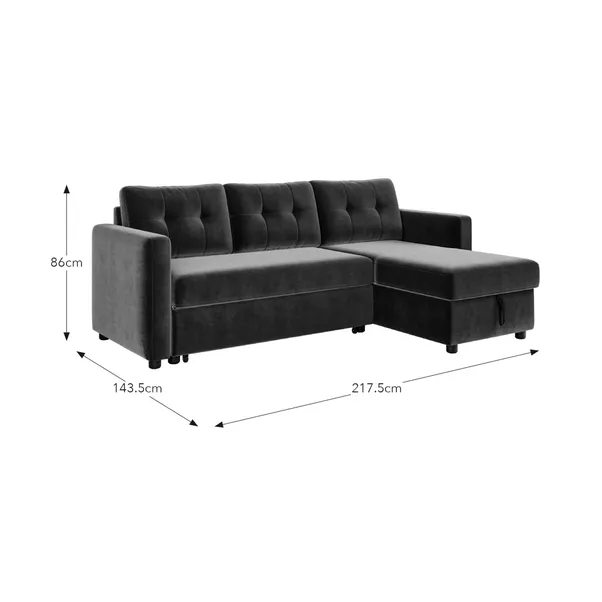 rukn barker velvet trundle corner chaise sofa bed rukn barker velvet trundle corner chaise sofa bed