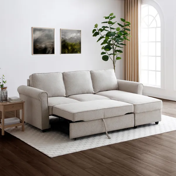 rukn kayden fabric traditional scroll arm trundle corner sofa bed rukn kayden fabric traditional scroll arm trundle corner sofa bed