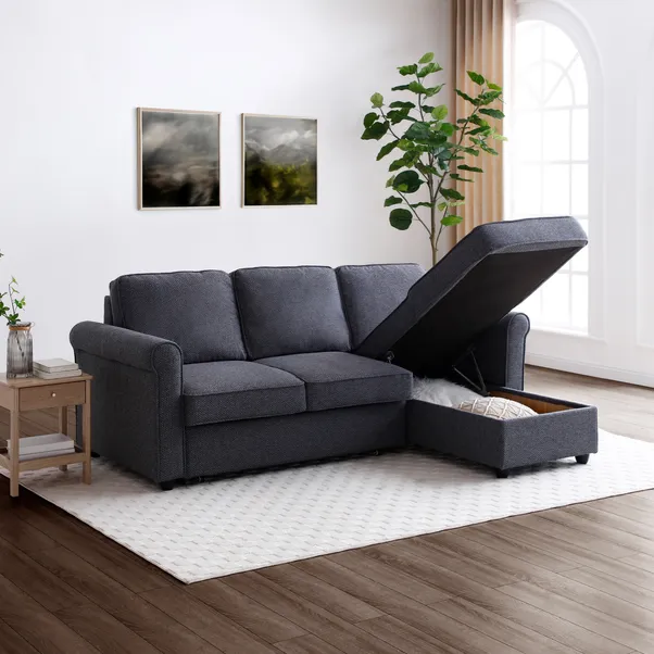rukn kayden fabric traditional scroll arm trundle corner sofa bed rukn kayden fabric traditional scroll arm trundle corner sofa bed