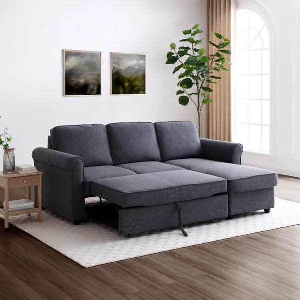 rukn kayden fabric traditional scroll arm trundle corner sofa bed rukn kayden fabric traditional scroll arm trundle corner sofa bed