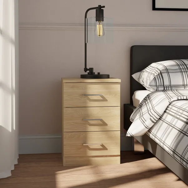 rukn foster 3 drawer bedside table rukn foster 3 drawer bedside table
