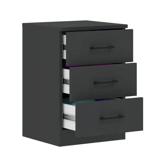 rukn foster 3 drawer bedside table rukn foster 3 drawer bedside table