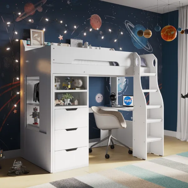 rukn cosmic storage bed frame with wardrobe rukn cosmic storage bed frame with wardrobe