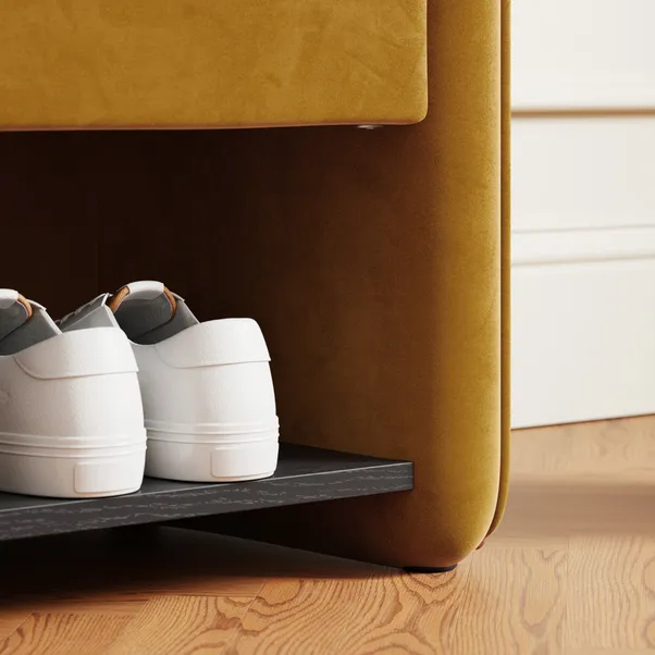 rukn estelle velvet hallway storage bench rukn estelle velvet hallway storage bench