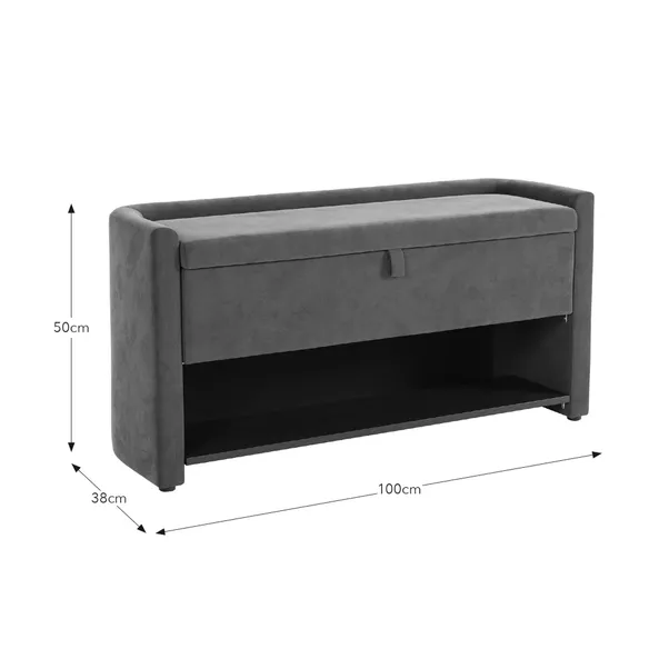rukn estelle velvet hallway storage bench rukn estelle velvet hallway storage bench
