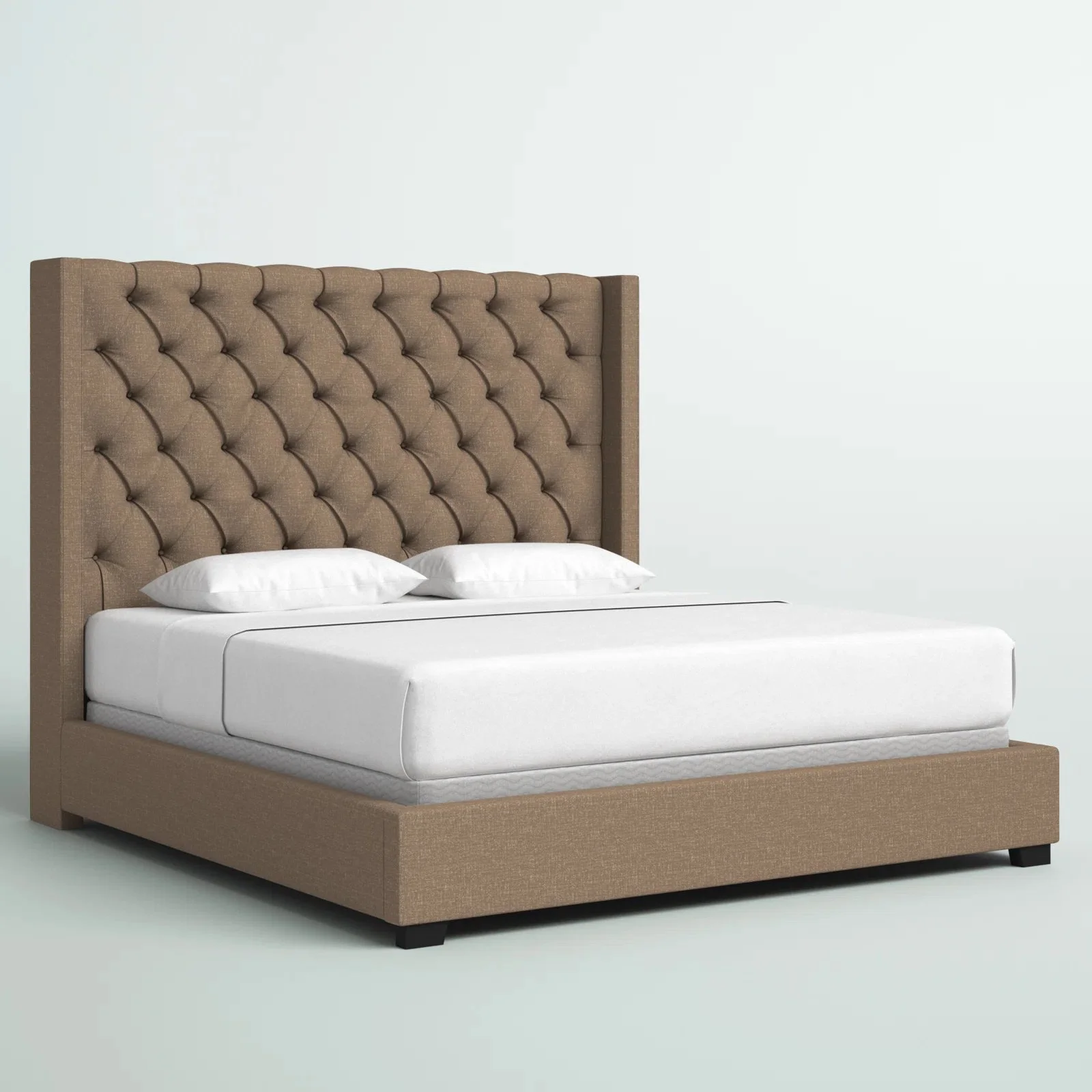 regent stately wingback bed regent stately wingback bed