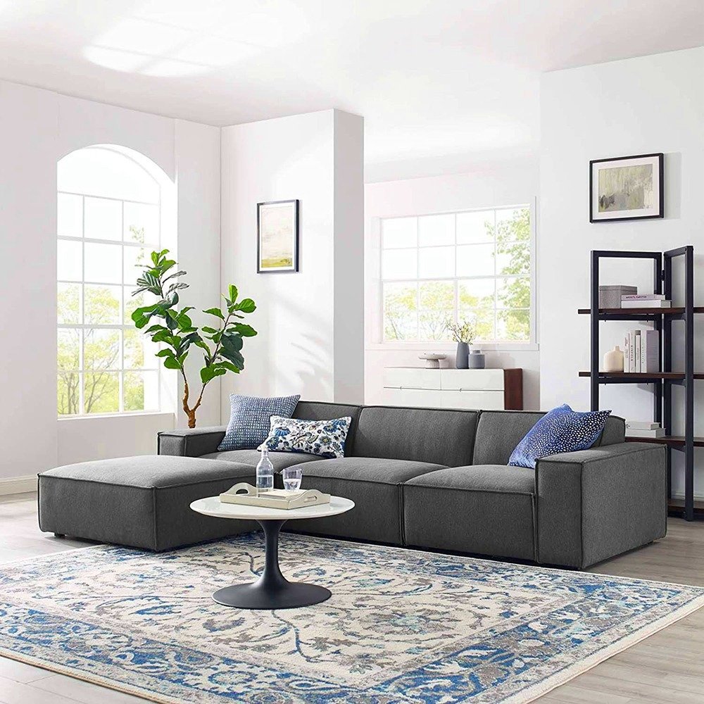 slate aura l shaped sofa slate aura l shaped sofa
