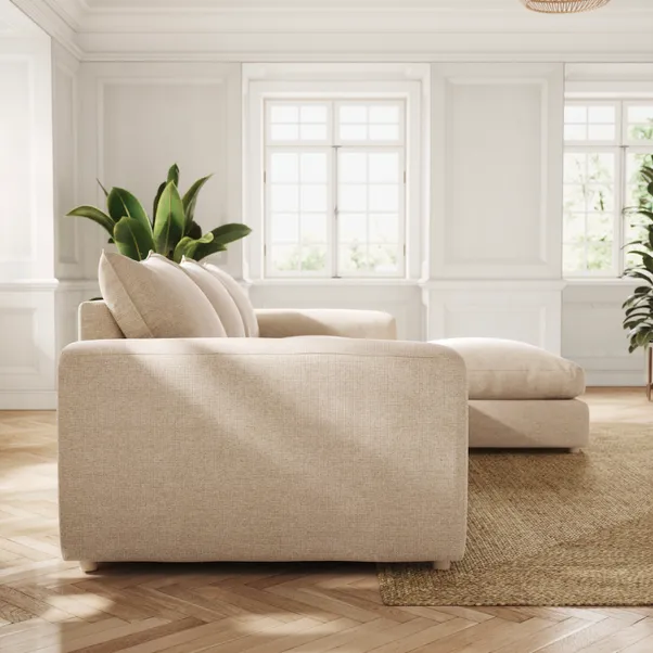 rukn full circle austin natural tonal weave right hand facing corner chaise rukn full circle austin natural tonal weave right hand facing corner chaise