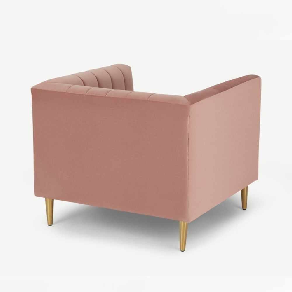 blush luxe channel chair blush luxe channel chair