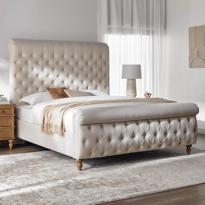 barry classic tufted bed barry classic tufted bed