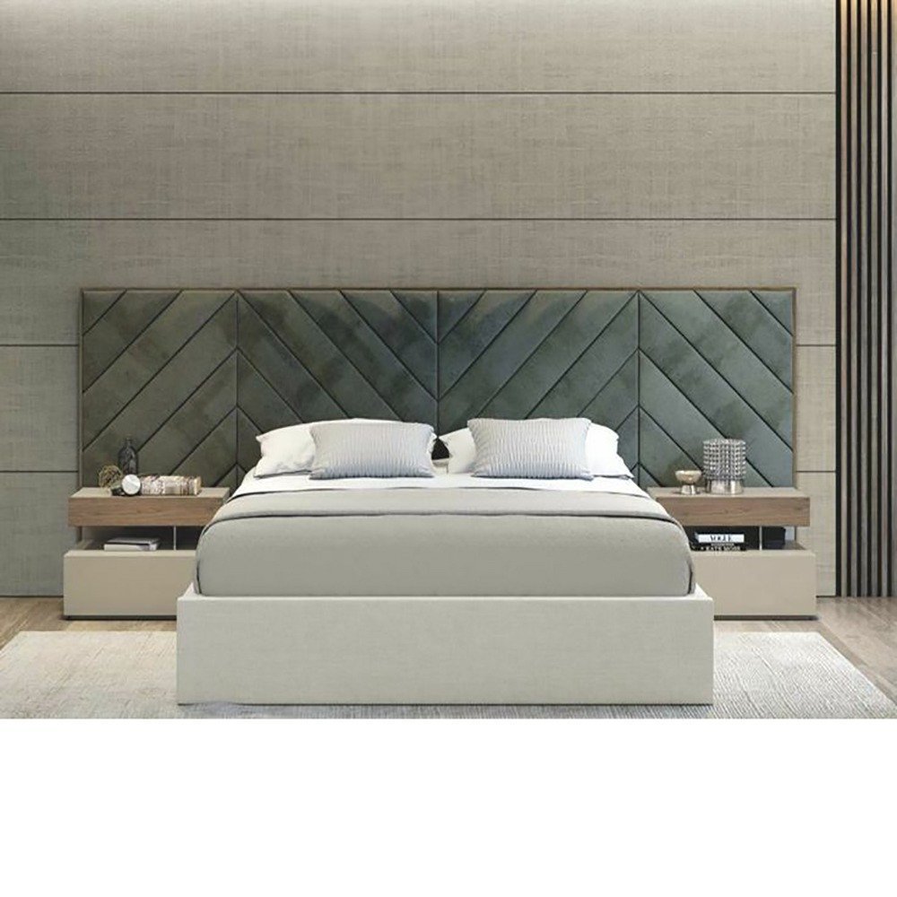 indigo herringbone panel bed indigo herringbone panel bed