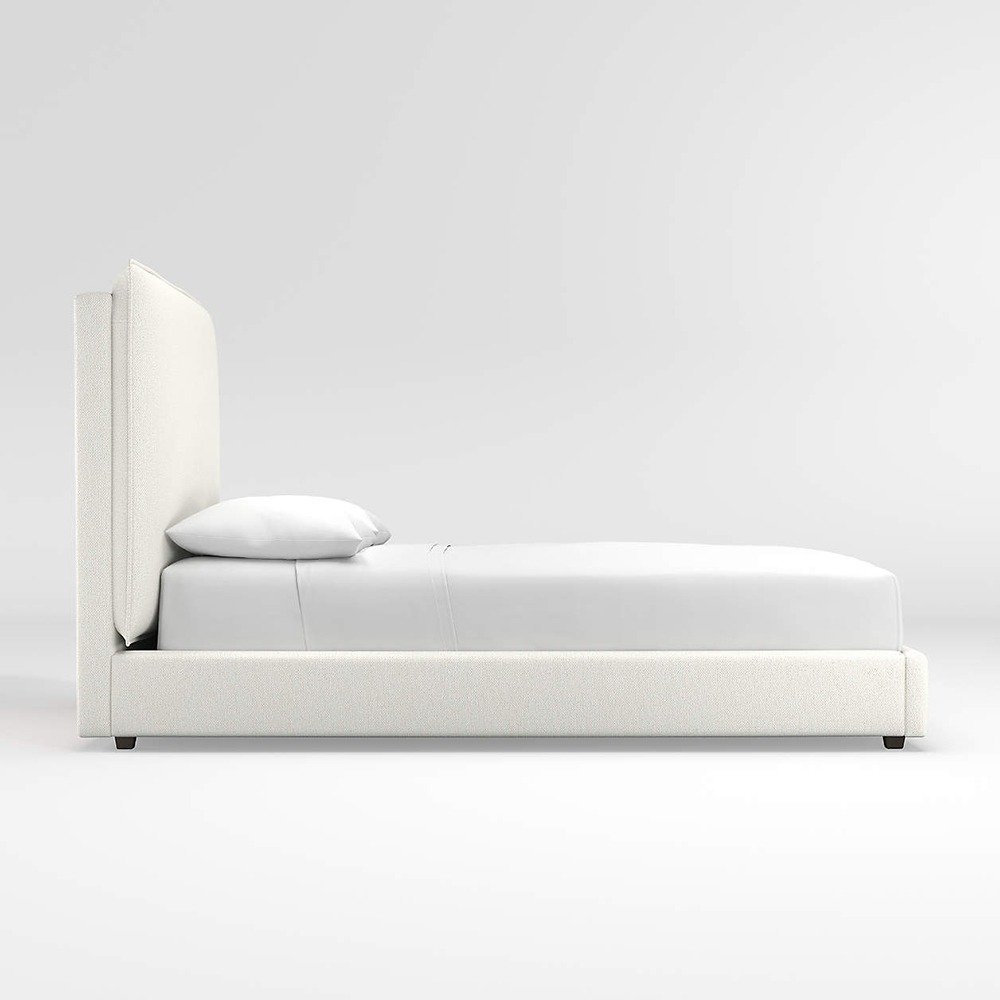 haven bouclé platform bed haven bouclé platform bed