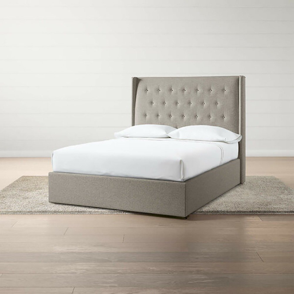chester tufted wingback bed chester tufted wingback bed