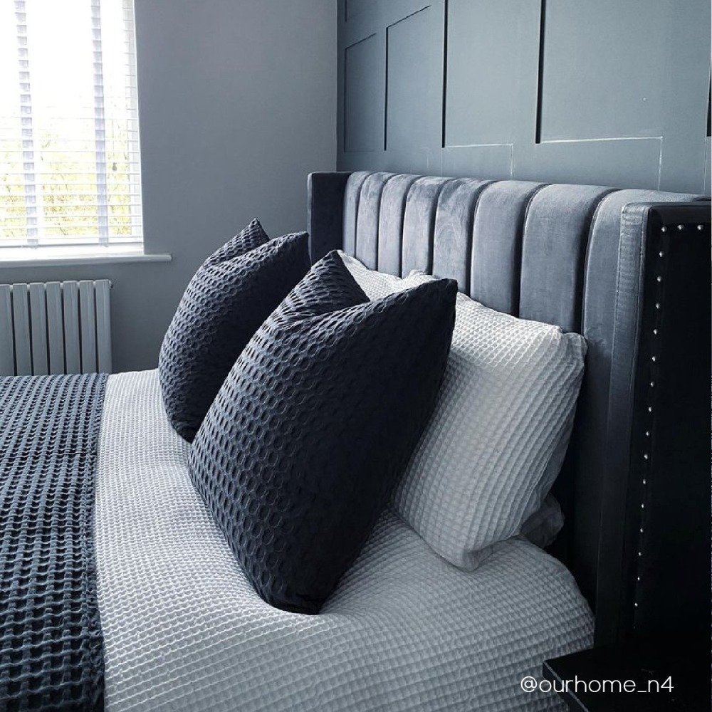 coventry studded wingback bed coventry studded wingback bed