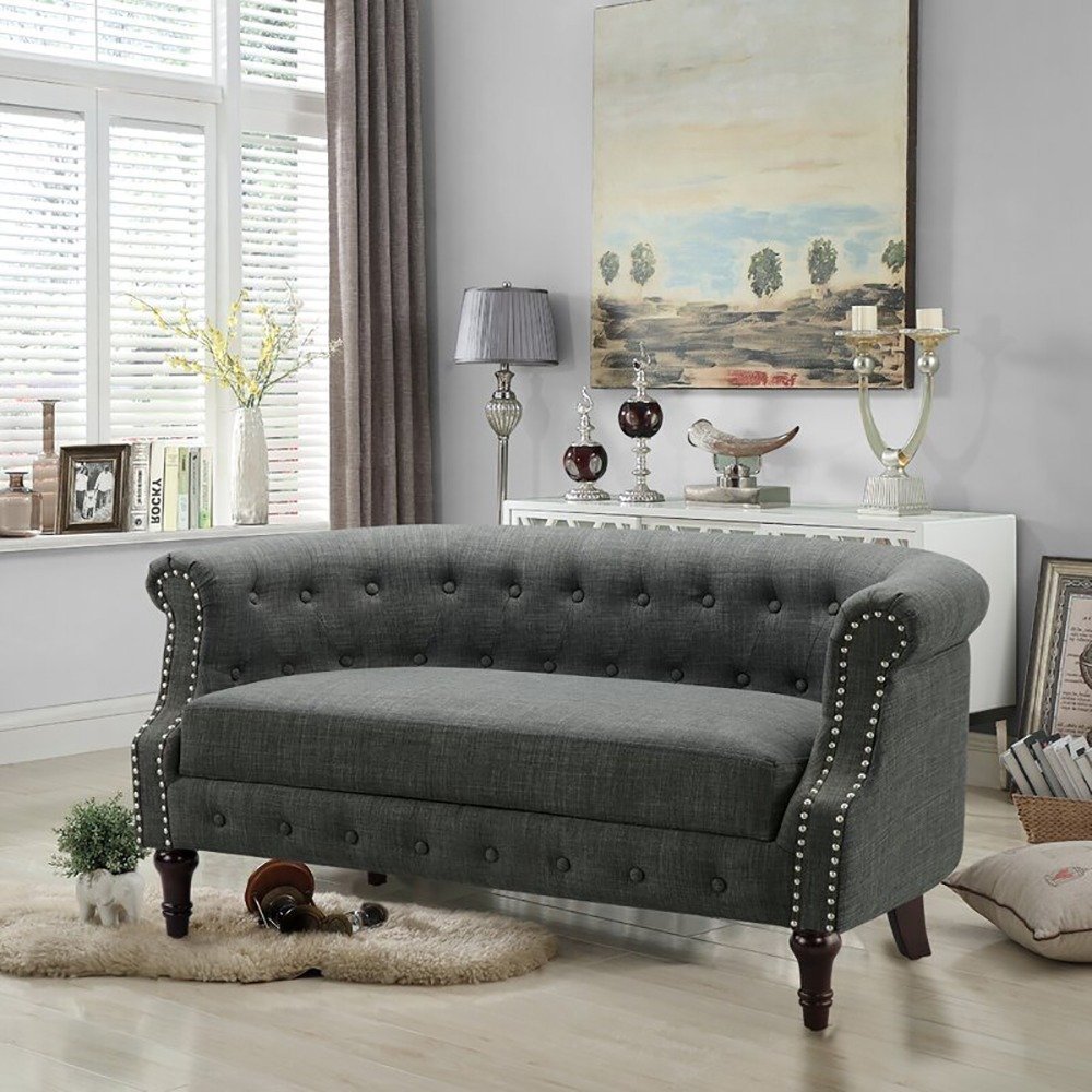pearl regent chesterfield loveseat pearl regent chesterfield loveseat