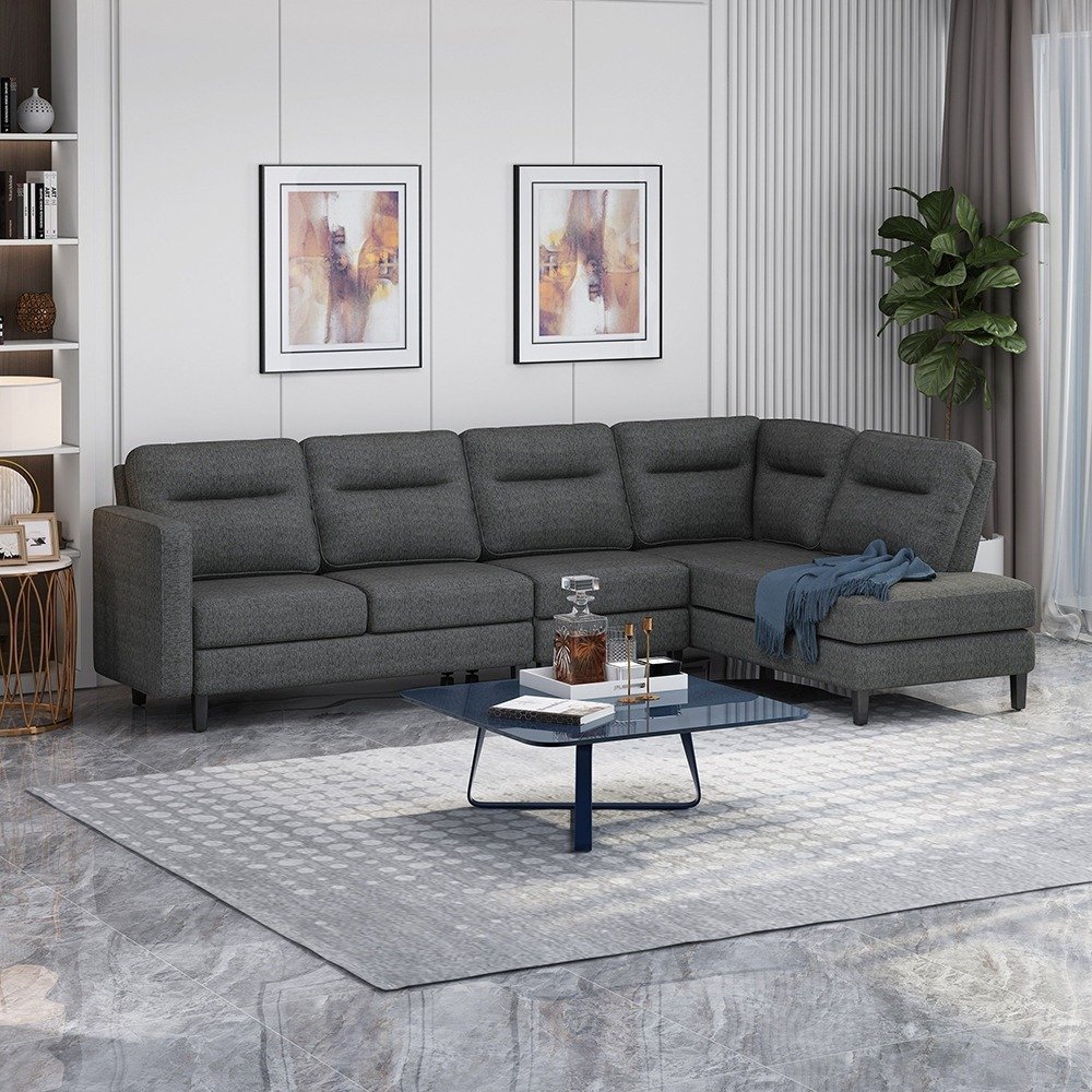 urban graphite comfort sectional urban graphite comfort sectional