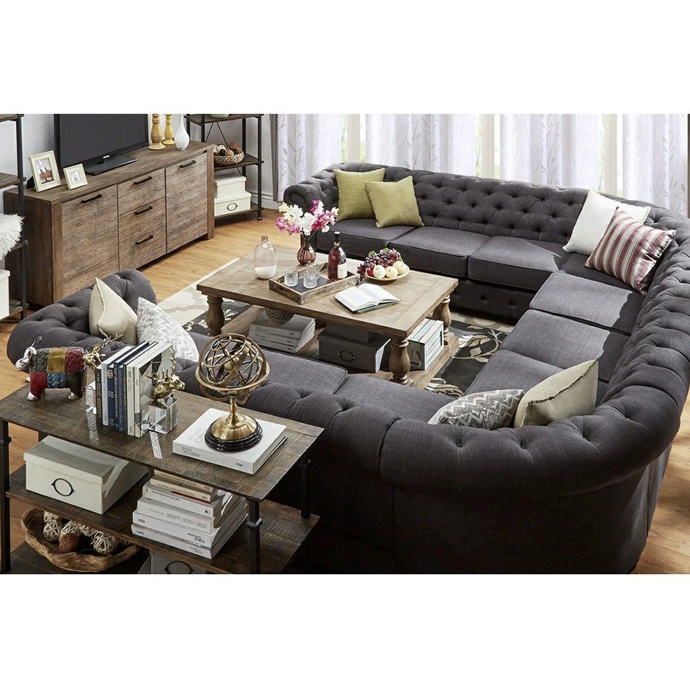 luxury meets legacy: transform your majlis with this grand 11 seater chesterfield sectional sofa luxury meets legacy: transform your majlis with this grand 11 seater chesterfield sectional sofa