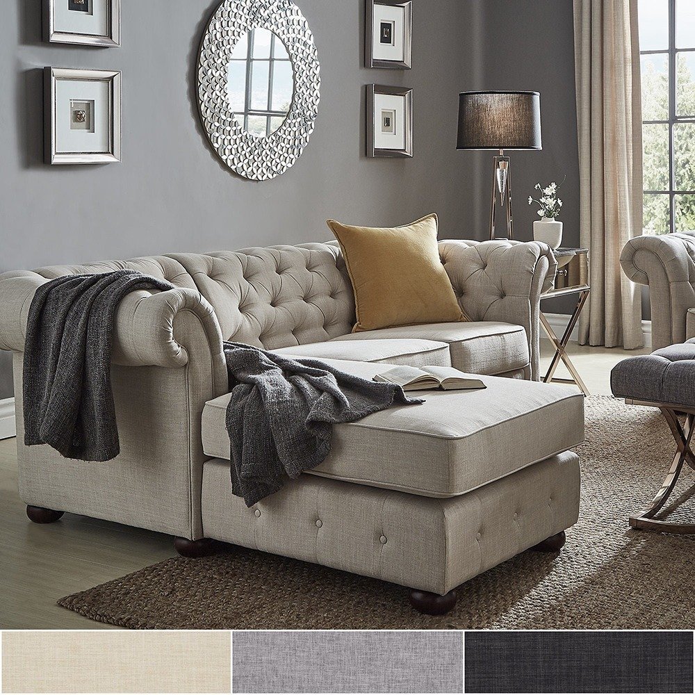 chesterfield luxe sectional chesterfield luxe sectional