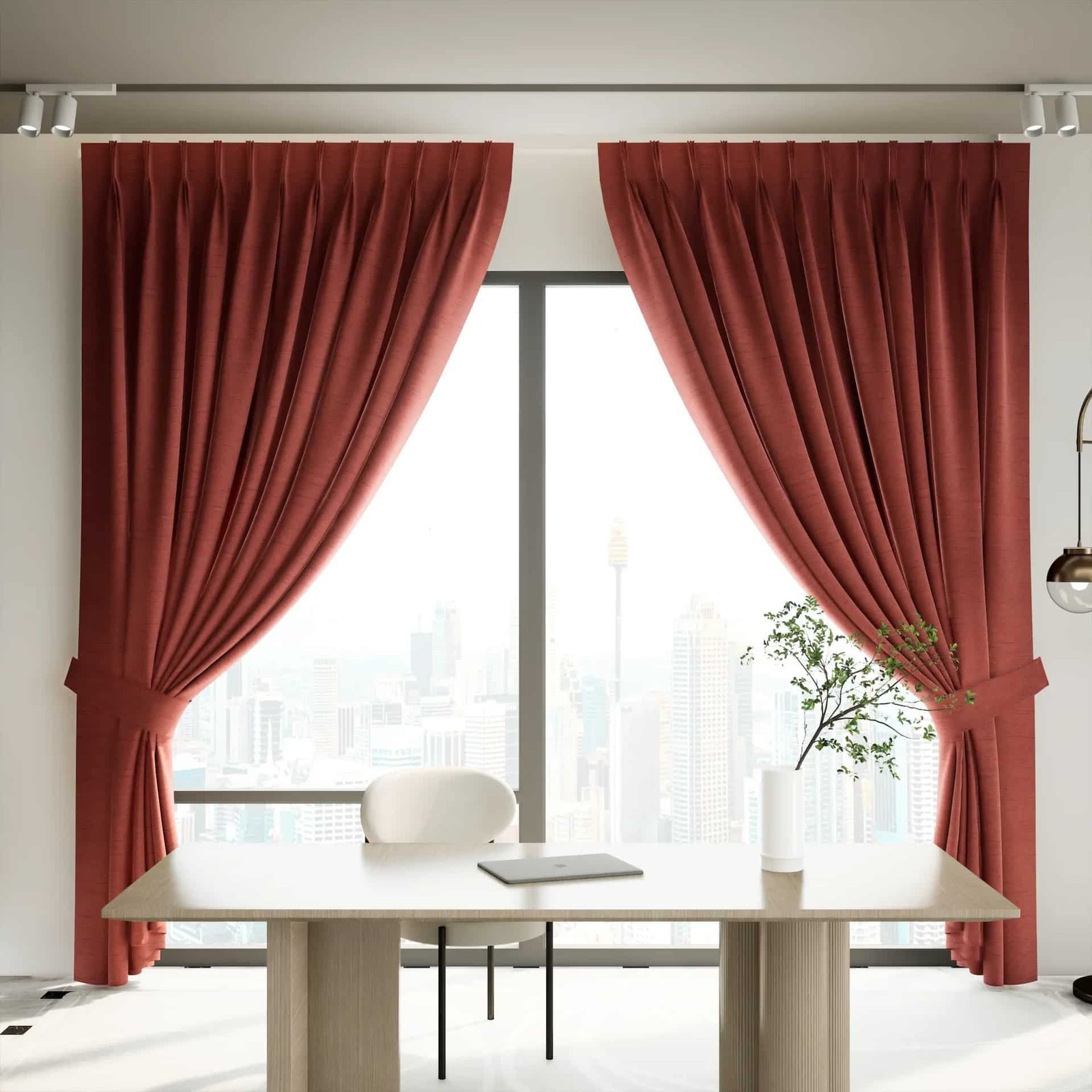 red blackout pleat curtain red blackout pleat curtain